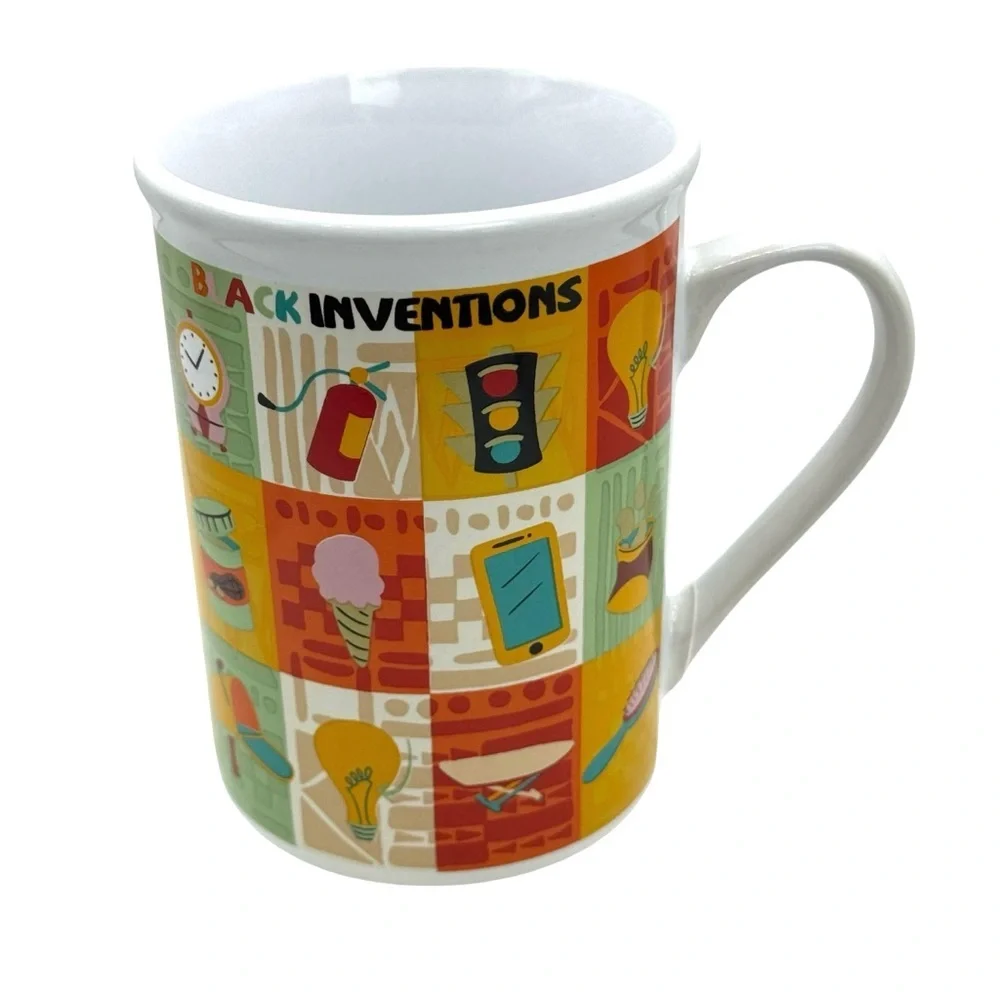 Black Inventions Coffee‎ Mug Black Paper Party Juneteenth Celebration Inclusive